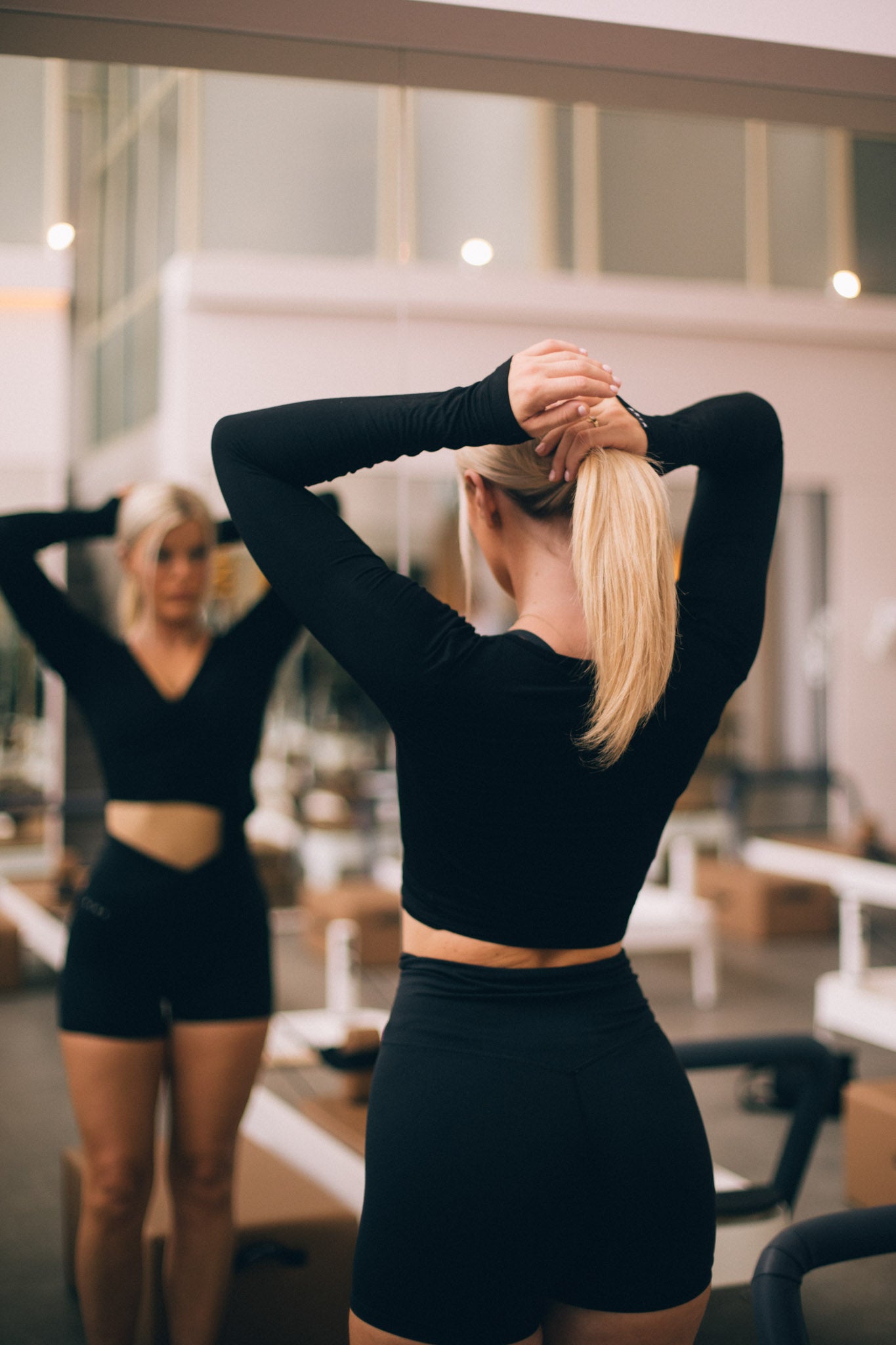 The Noir Wrap Top