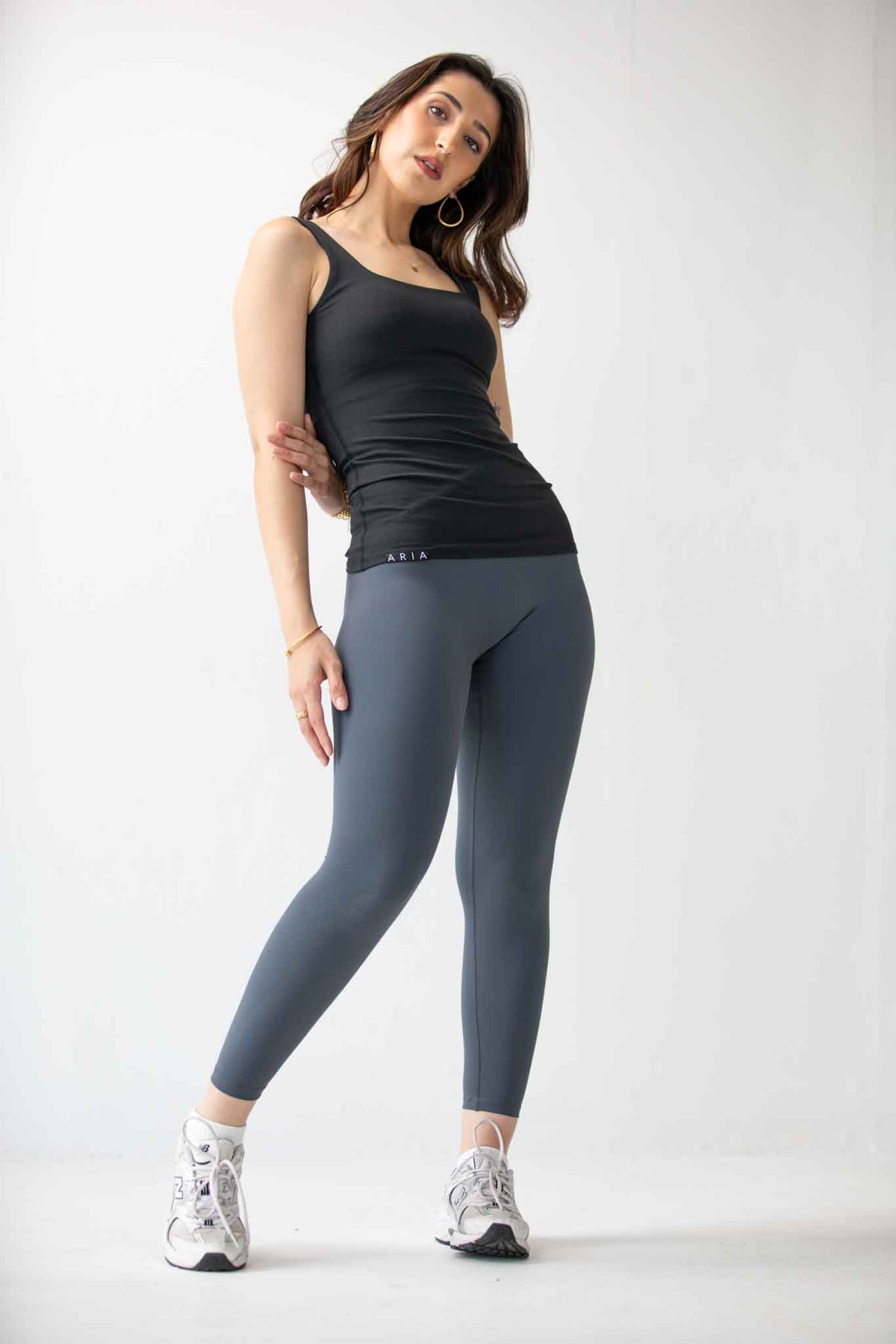 Women's Square Neck Tank | Longline Square Neck Tank | Aria Activewear