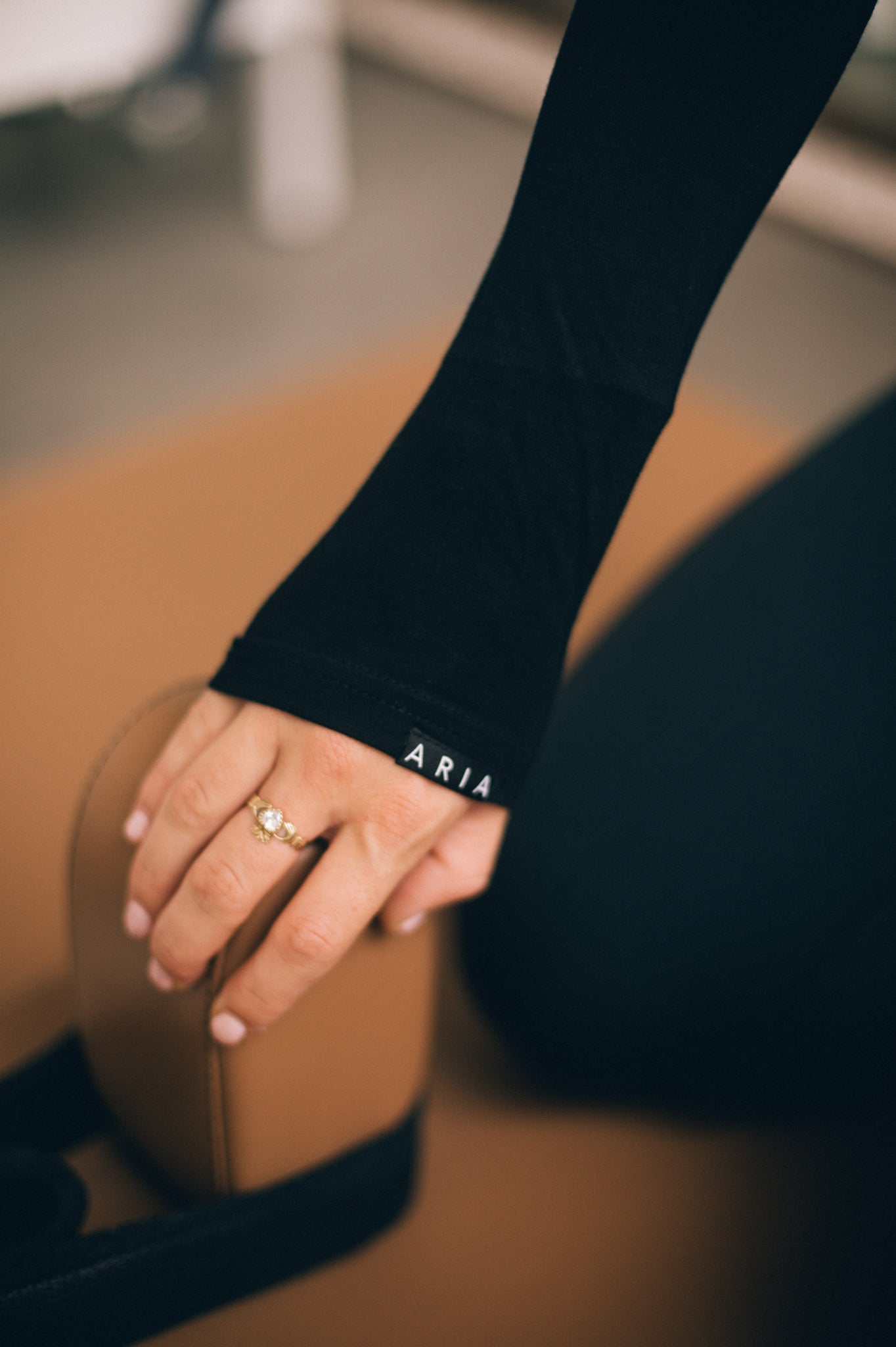 The Noir Wrap Top