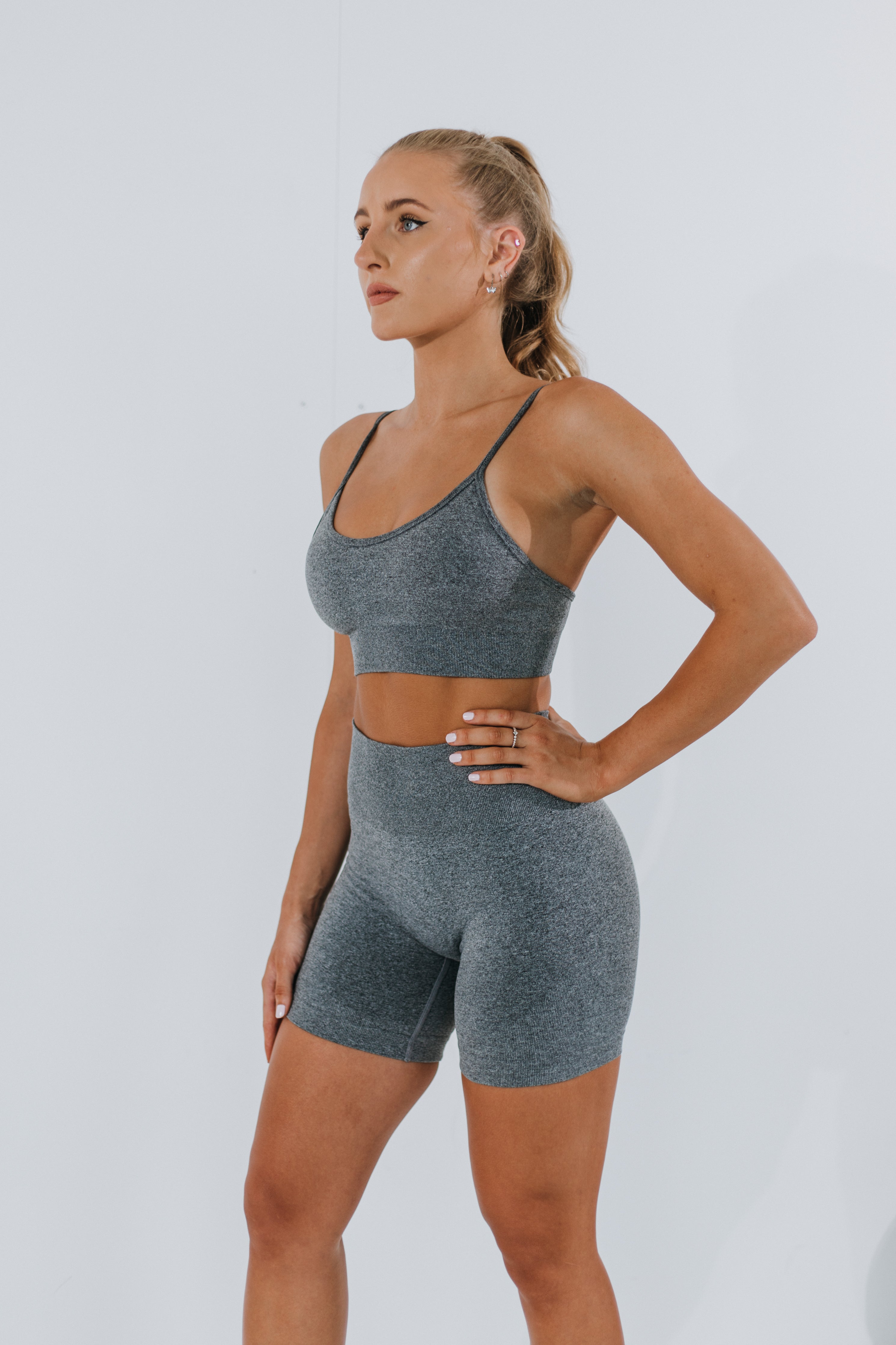 Women's Grey Sports Bra 